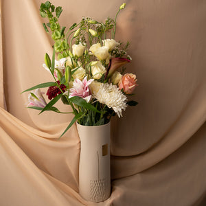 Bokor, large vase, three colors