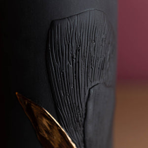 Vida Vase, Black, Two Sizes