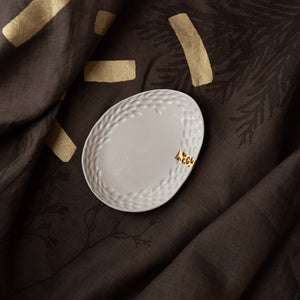 Blanche Serving Platter "Leaf", three sizes