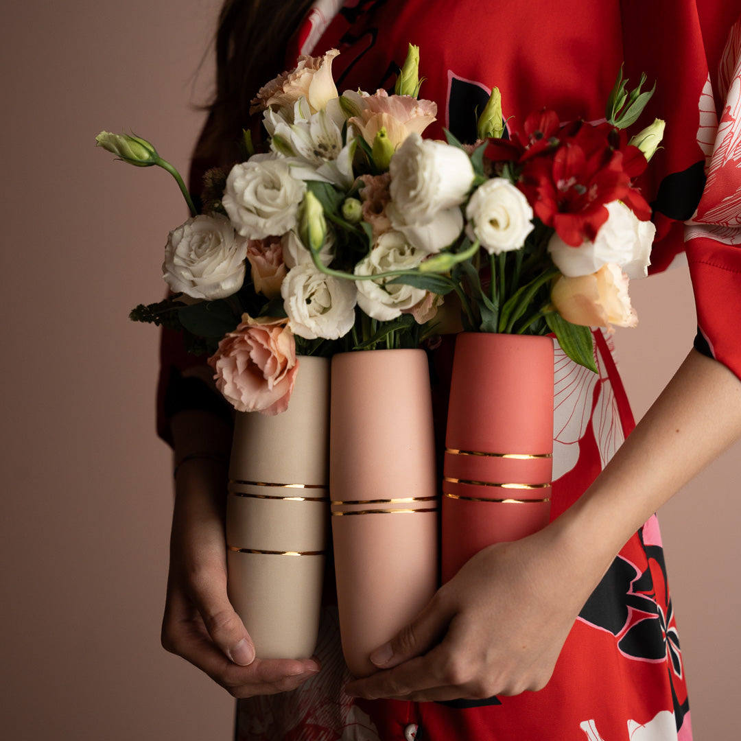 Leto vase, three colors