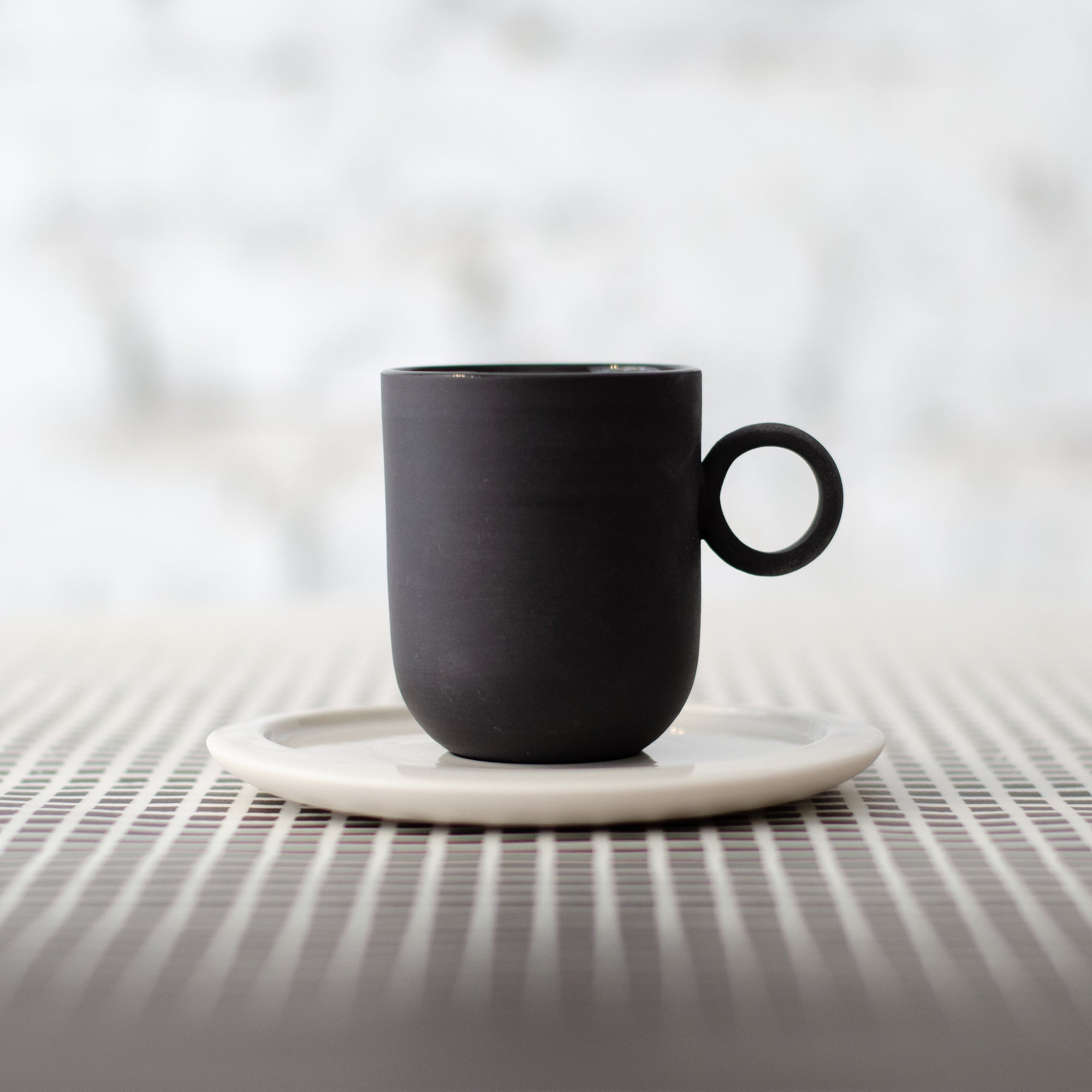Noir Cup And Saucer coffe set - artisan handmade porcelain wedding gift tableware Boya Porcelain  dinnerware