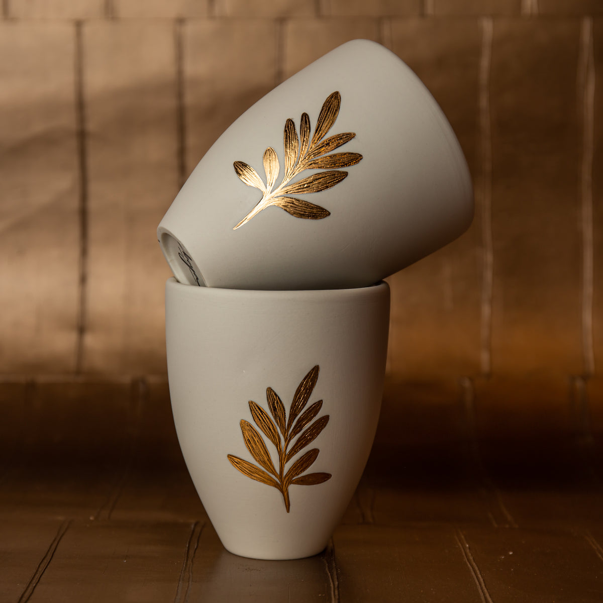Olive Cup, two sizes, two designs
