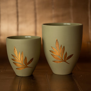 Olive Cup, two sizes, two designs