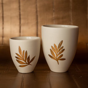 Olive Cup, two sizes, two designs