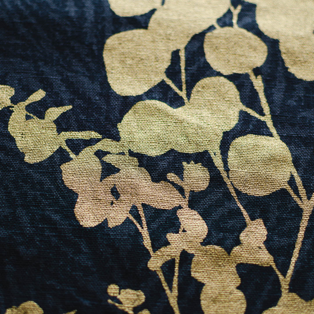 Dark Blue Floral Napkins