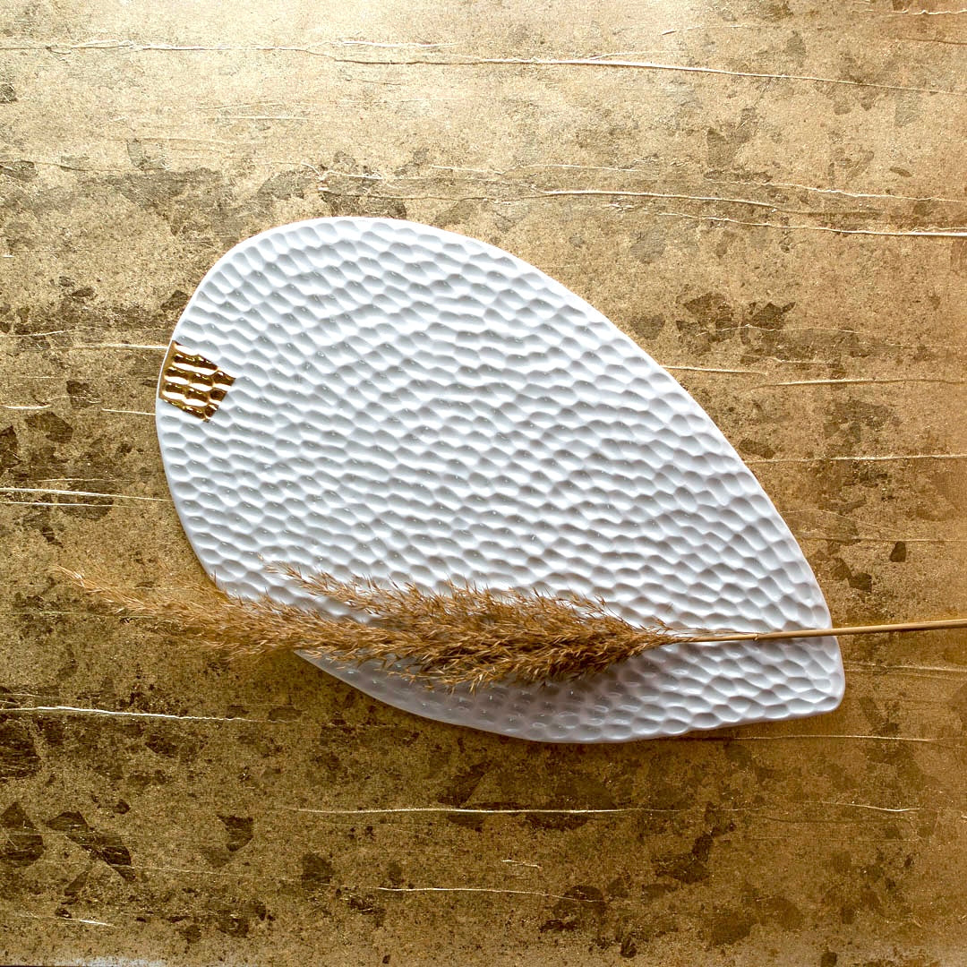 Blanche Serving Platter &quot;Leaf&quot;, two sizes