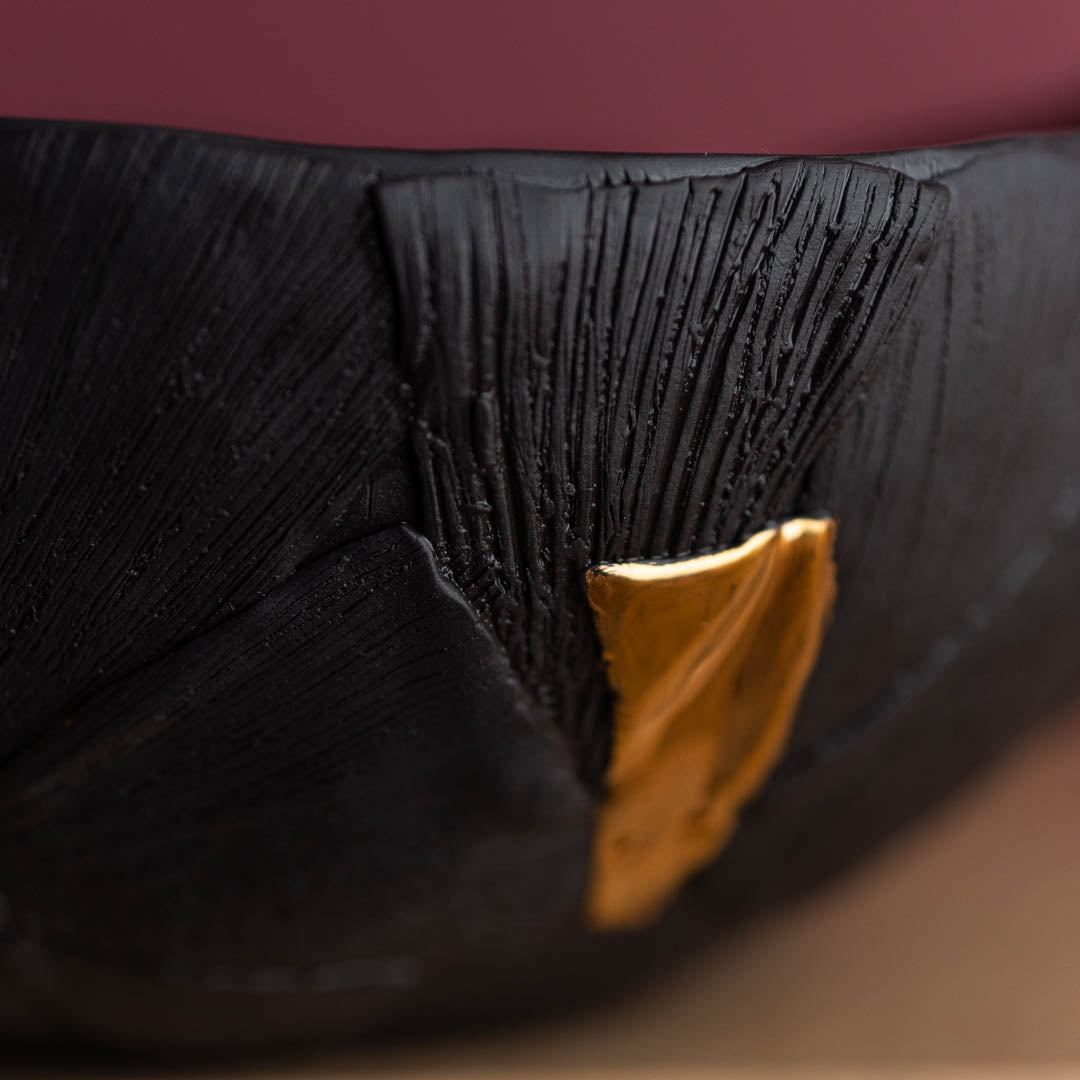 Vida Grande Fruit Bowl, Black