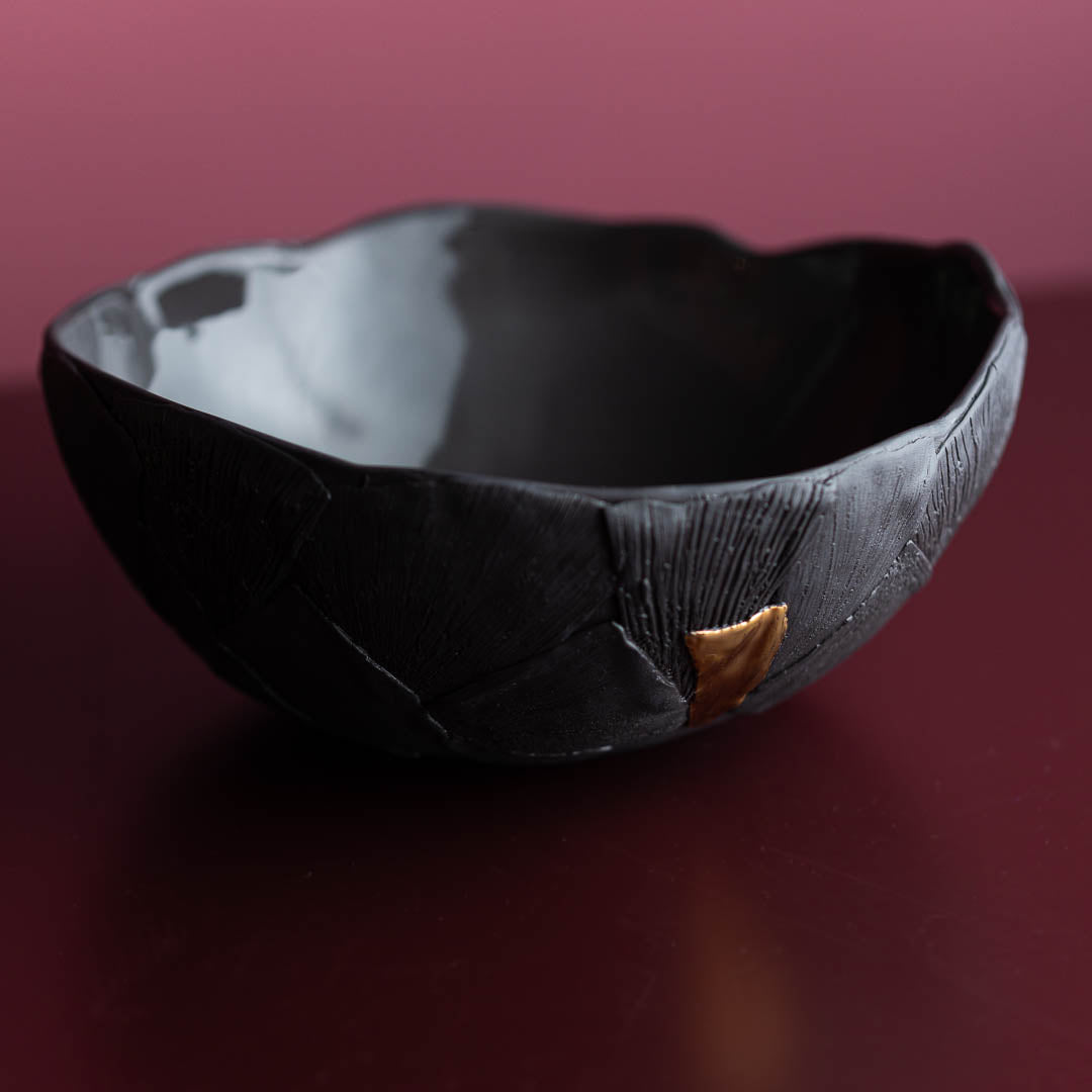Vida Grande Fruit Bowl, Black